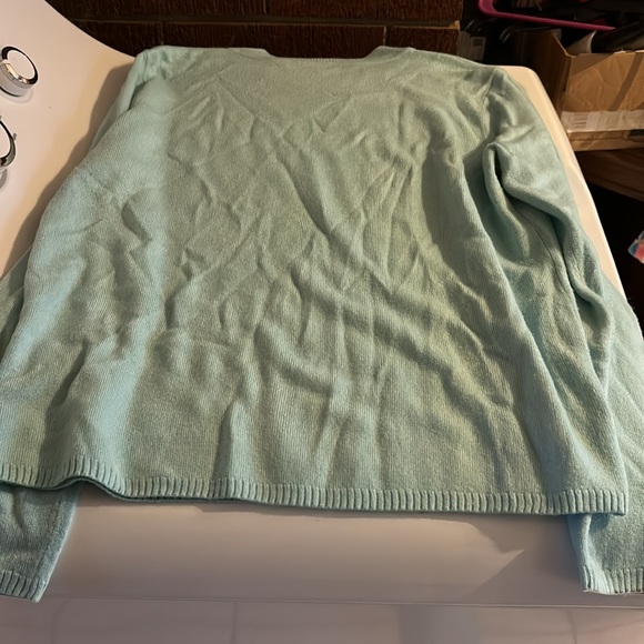 Kim Rogers Crew Neck Blue Long Sleeves Acrylic Sweater Ribbed Women’s Large L - Picture 14 of 15